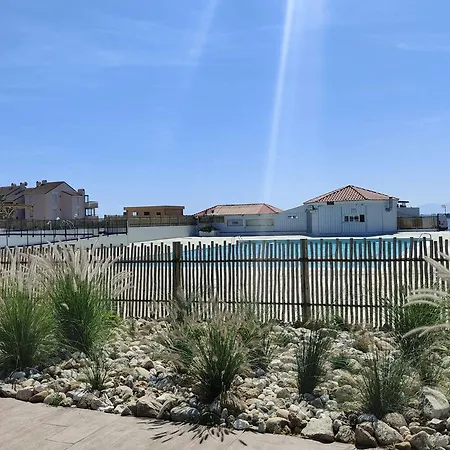 T2 6 Couchages Avec Terrasse Et Acces Piscine Au Barcares - Fr-1-195-17 Apartamento Le Barcarès